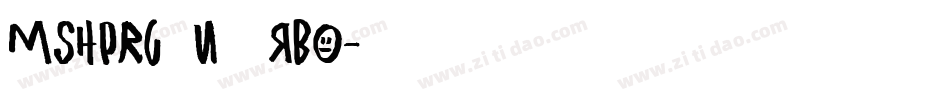 MStiffHeiPRC UltraBo字体转换